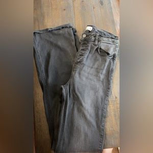 Flare high rise jeans